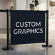 TheDisplayOutlet 39.4" Retractable Banner for Stanchions, Custom Graphics Image