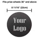 TheDisplayOutlet Custom Logo - Prize Wheel Center Piece, 8.6in Image