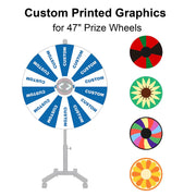 TheDisplayOutlet Custom Print Acrylic Sheet Dry Erase Board for Prize Wheel Image