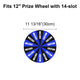 TheDisplayOutlet Custom Print Acrylic Sheet Dry Erase Board for Prize Wheel, 12in 14-Slot Image
