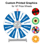 TheDisplayOutlet Custom Print Acrylic Sheet Dry Erase Board for Prize Wheel Image