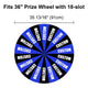 TheDisplayOutlet Custom Print Acrylic Sheet Dry Erase Board for Prize Wheel, 36in 18-Slot Image