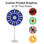 TheDisplayOutlet Custom Print Acrylic Sheet Dry Erase Board for Prize Wheel Image