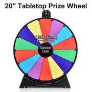 TheDisplayOutlet Custom Centerpiece for Eagle Prize Wheel - Custom Logo, 4.7in (for 20in wheel) Image