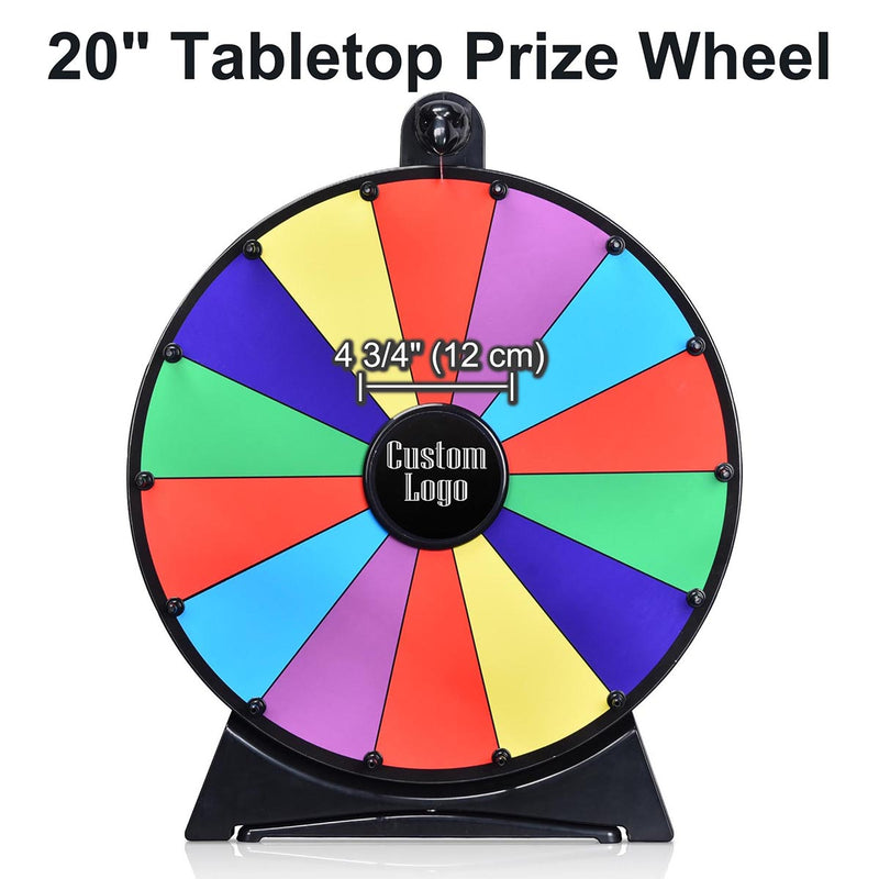 TheDisplayOutlet Custom Centerpiece for Eagle Prize Wheel - Custom Logo, 4.7in (for 20in wheel) Image