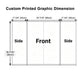 TheDisplayOutlet Trade Show Display Counter Portable Podium Custom Graphic Options, Graphic Only Image