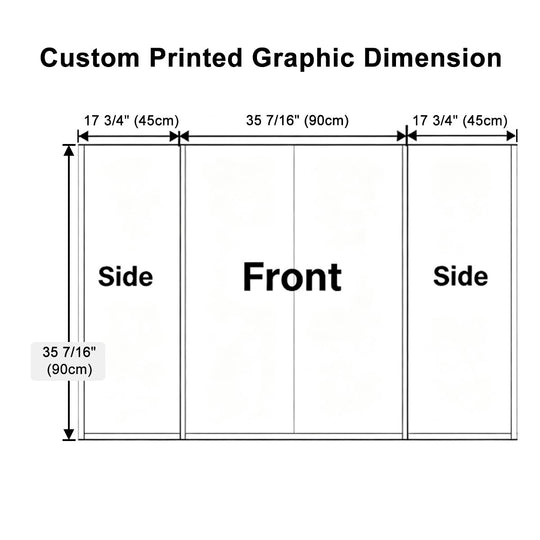 Trade Show Display Counter Portable Podium Custom Graphic Options