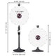 TheDisplayOutlet 12" to 48" Custom Prize Wheel Dry Erase Spin Wheel, 24in 14-Slot Image