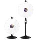 TheDisplayOutlet WinSpin 24" Prize Wheel Round Base Stand Spinning Wheel, White Image