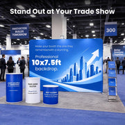 TheDisplayOutlet 10ft Trade Show Booth Fabric Display(Aluminum Frame, Graphic or Kit) Image