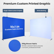 TheDisplayOutlet 10ft Trade Show Booth Fabric Display(Aluminum Frame, Graphic or Kit) Image