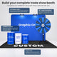 TheDisplayOutlet 10ft Trade Show Booth Fabric Display(Aluminum Frame, Graphic or Kit) Image