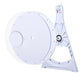 TheDisplayOutlet 20" Spin Wheel Dry Erase Folding Stand Image