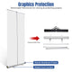 33" Roll Up Retractable Banner Stand Vertical 10ct/Pack