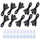 10pcs Connectors & Power Cords for LED Rope Lights