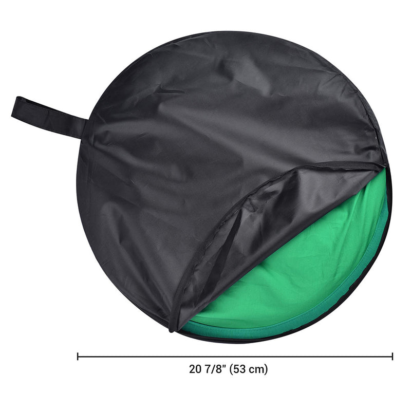 Collapsible Chromakey Backdrop Green Screen 56"