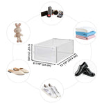 Medium Stackable Shoe Box Drop Front Door 13in