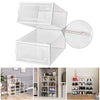 Medium Stackable Shoe Box Drop Front Door 13in