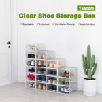 Medium Stackable Shoe Box Drop Front Door 13in