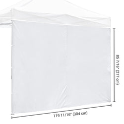 1080D Sidewall for Pop Up Canopy 10'Lx7'H