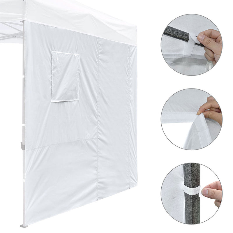 InstaHibit Canopy Sidewall w/ Door & Window 9'7"Lx6'7"H