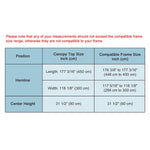 InstaHibit Canopy Replacement 10x15 Pop Ups CPAI-84 FireRetardant