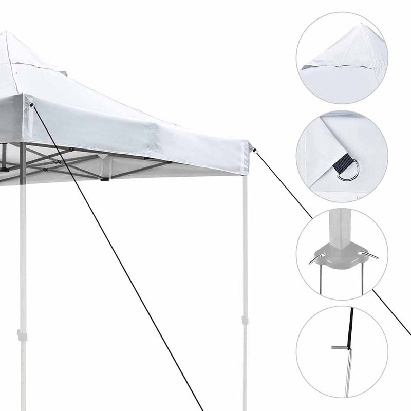 InstaHibit 10x10 Canopy Replacement with Vent 9'7"x9'7"