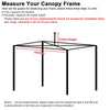 InstaHibit 10x10 Canopy Replacement with Vent 9'7"x9'7"