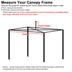 InstaHibit 10x10 Canopy Replacement with Vent 9'7"x9'7"