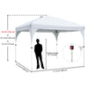 10'x10' Pop Up Canopy with Vent Weight Bags Rolling Bag