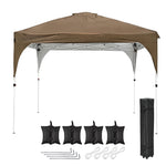 10'x10' Pop Up Canopy with Vent Weight Bags Rolling Bag