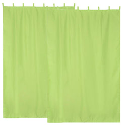 Tab Top Curtain Panel for Porch, Doors 54x84 2ct/Pack