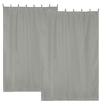 Tab Top Curtain Panel for Porch, Doors 54x84 2ct/Pack