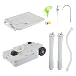 Foot Pump Hand Wash Station with Wheels 8 gal