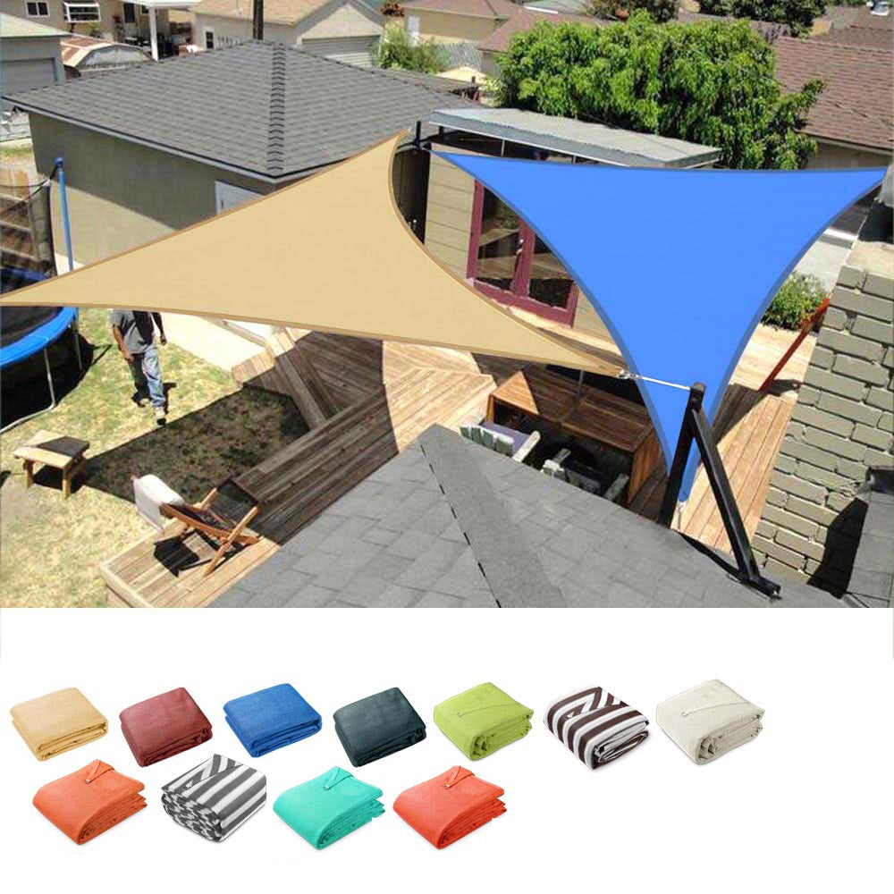 16x12FT Outdoor Patio Rectangle Sun Sail Shade Cover Canopy Top
