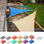 Triangle Sun Shade Patio Shade Sail Deck Shade 11x11x11