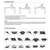 Square Shade Sail Driveway Shade 20x20