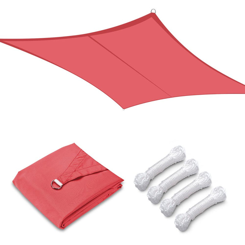 Water Resist Rectangular Sun Shade Canopy 10x13 Ft