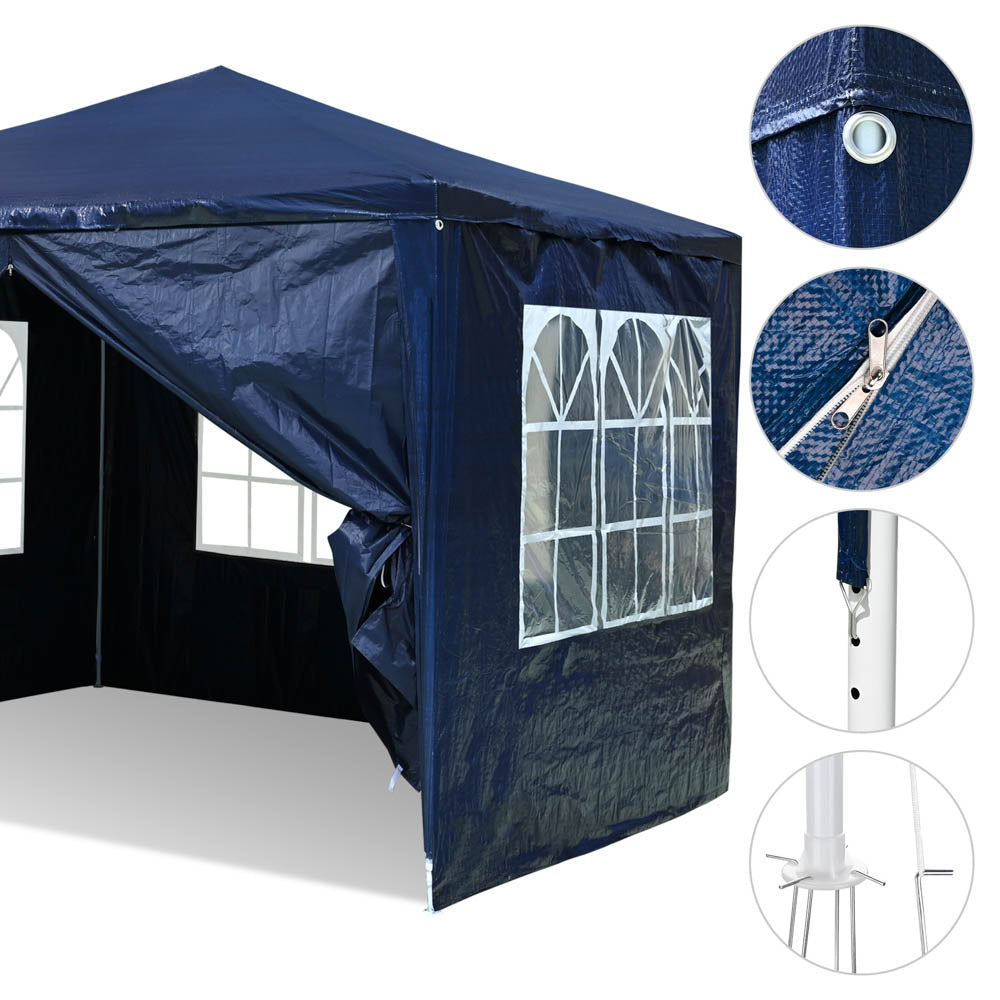 10x10 Outdoor Party Tent with Sides – The Display Outlet