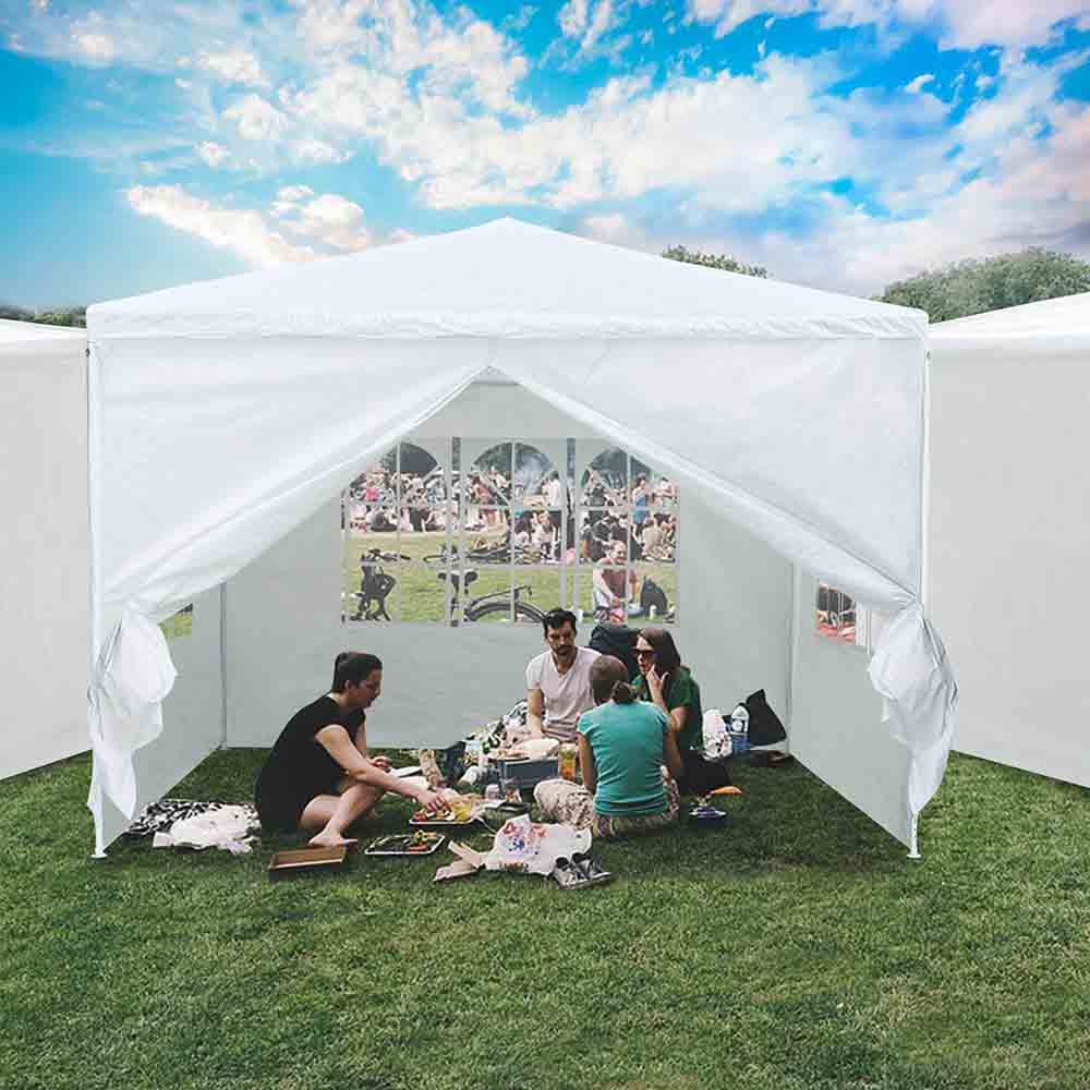 10x10 Outdoor Party Tent with Sides The Display Outlet