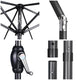 Patio Umbrella Tilt & Crank Lift Metal 7.5ft 6-Rib