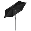 Patio Umbrella Tilt & Crank Lift Metal 7.5ft 6-Rib