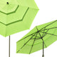 Patio Umbrella Tilt 3-Tiered 10ft 8-Rib