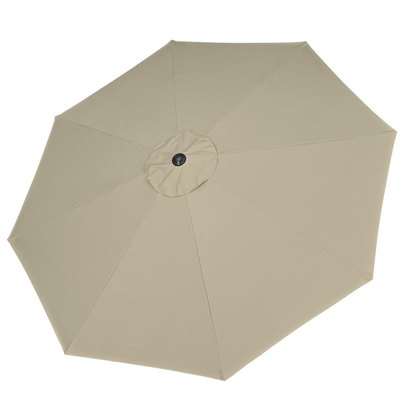 Patio Umbrella Tilt 9ft 8-Rib 220 gsm Canopy UV50+