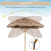 Tiki Umbrellas Tilt Thatch Umbrella 8ft 8-Rib 2-Pack