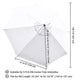 Patio Umbrella Canopy 9ft 8-Rib