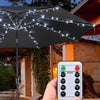 Solar Lights for Patio Umbrella 9-10ft 8-Rib Remote Control