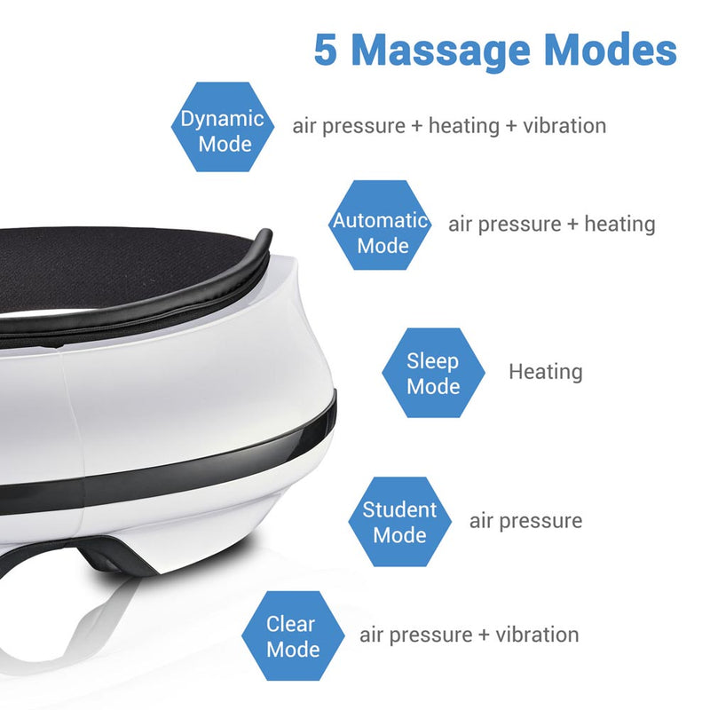 Heated Eye Massager Bluetooth Rechargeable