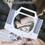 5x Mag Desk Swing Lamp with Magnifier and Clamp