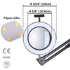 5x Magnifying Desk Lamp with Magnifier Clamp On